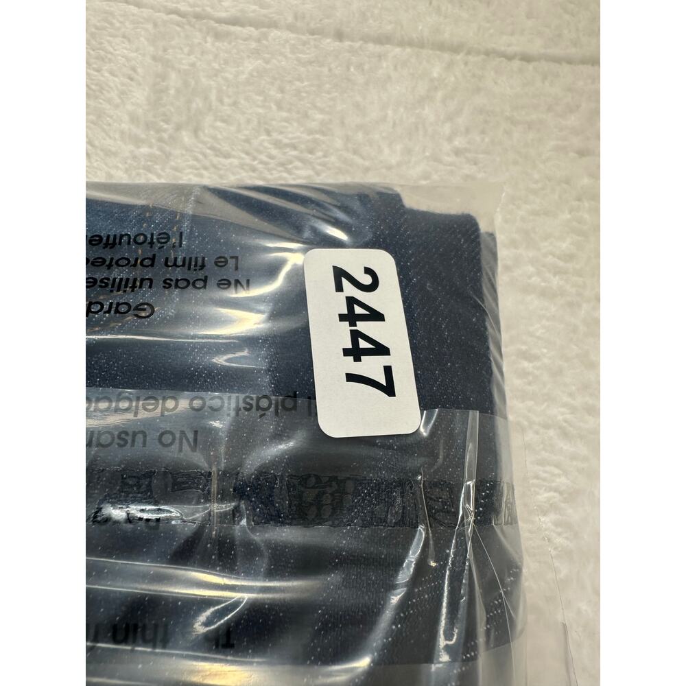 Quince Bella Stretch Relaxed Straight Jeans Size 32/14 Stormy Blue EUC - Picture 8 of 8